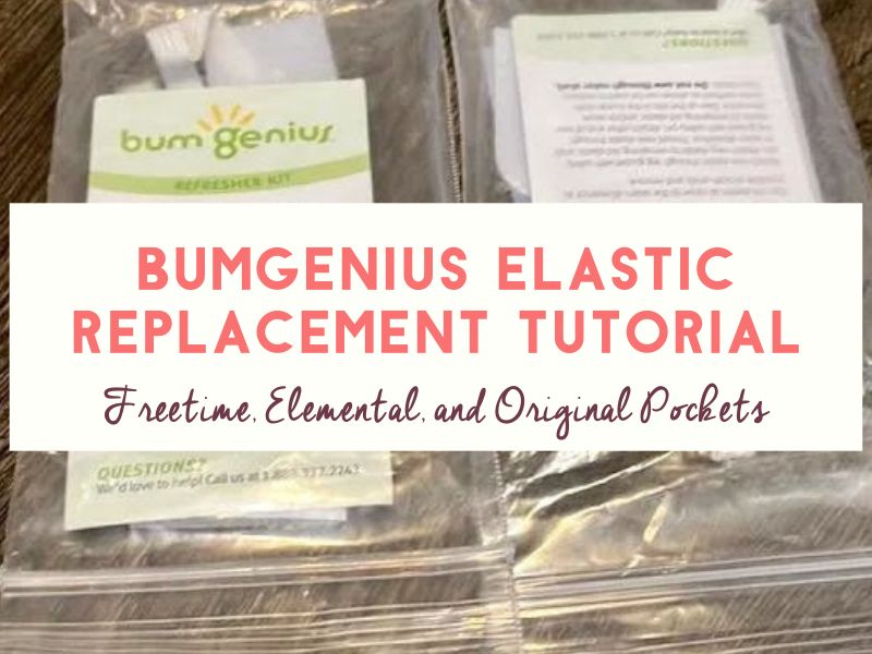 Replacing Elastics in bumGenius Cloth Diapers (Tutorial)