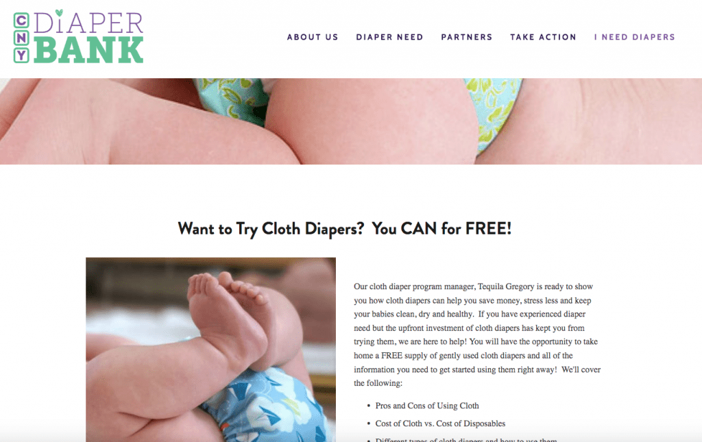 Central New York Diaper Bank Website