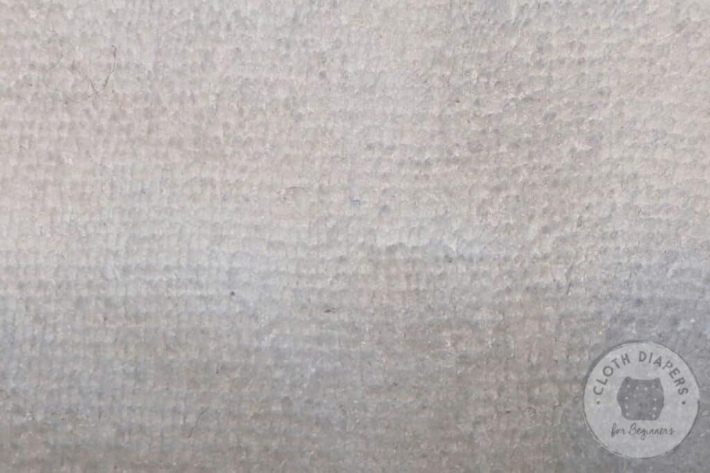 Close Up of a Microfiber Insert's Texture