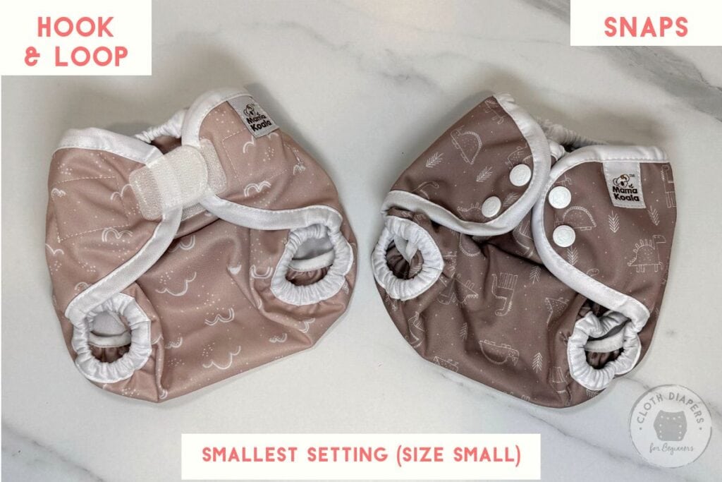 Mama Koala Cloth Diaper Cover - Snaps Vs. Hook & Loop