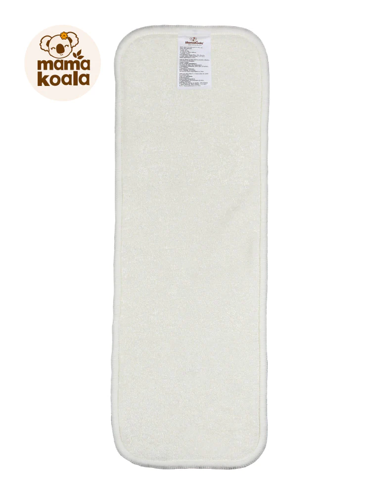 Mama Koala 5-Layer Bamboo Cloth Diaper Inserts (Without Snaps)