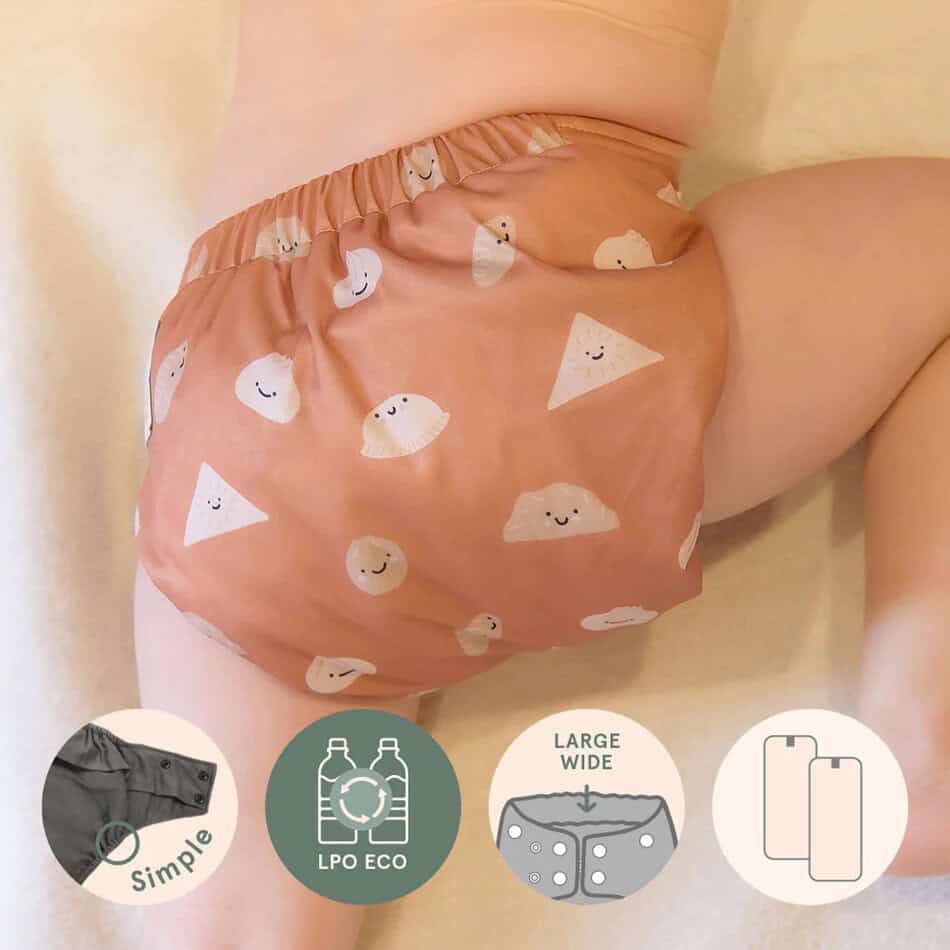 Simple Pocket Diaper with Wide Elastic